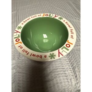 Hallmark‎ Holiday A BOWL FULL OF JOLLY Bowl. 8 Inch